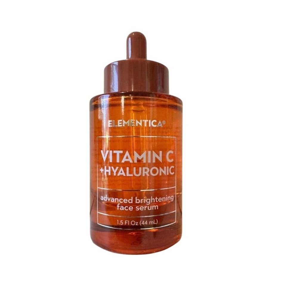 Elementica Vitamin C + Hyaluronic Advanced Brightening Face Serum 1.5 fl oz 44mL